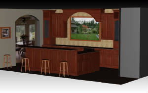 Kitchen cabinets