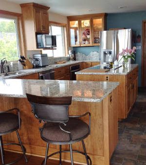 Custom Cherry Kitchen Cabinetry