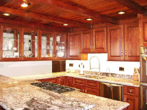 Cabinets Kitchen Glass Doors Camano